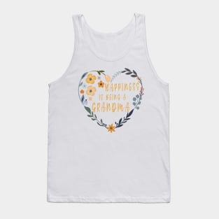 Grandma Gift - Happiness Is Being A Grandma Tank Top